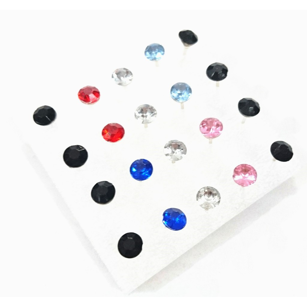 anting permata plastik ppsk