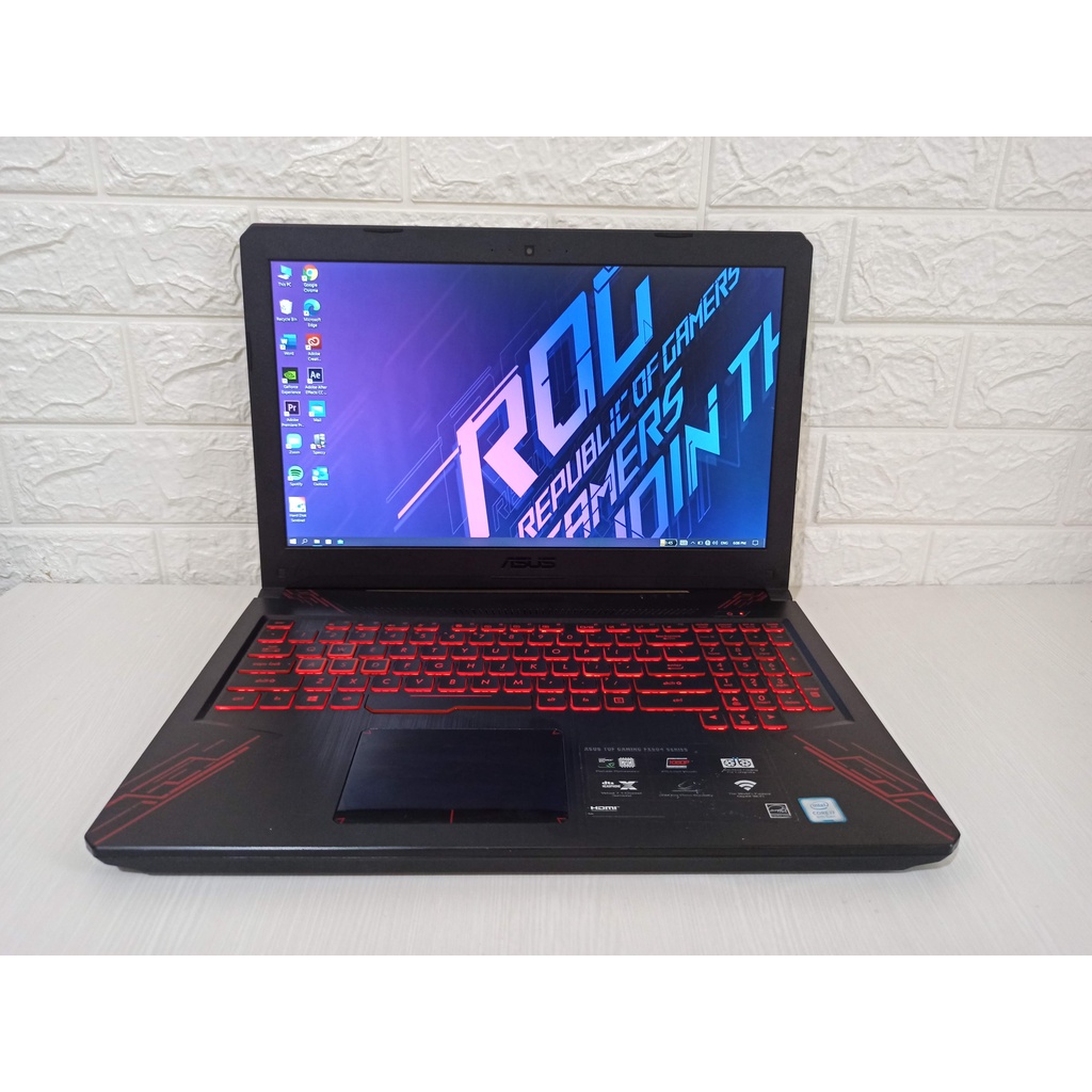 Asus TUF GAMING FX504GD Core i5 Gen 8 RAM 16GB Nvidia GTX 1050 4GB Laptop Gaming Second FX504G ROG B