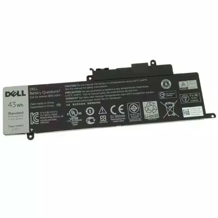 Baterai Laptop Dell -  Original Dell Inspiron 11-3147, 3148 - 13 7347, 7348 GK5KY