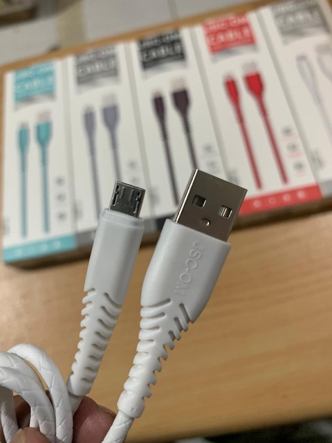 Kabel Data JSC-OM 2.0A Fast Charging Micro Usb V8 Kardus Import