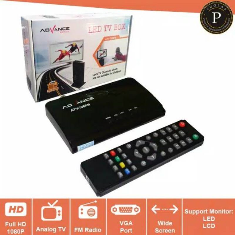 ADVANCE TV TUNER ATV-798FM Monitor LED/LCD I SECOND (bekas pemakaian 3bln)
