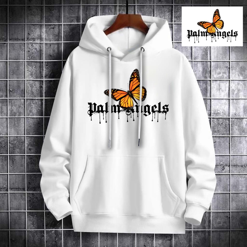 INDOSAN-SWEATER HOODIE PALM ANGELS-HOODIE DISTRO UNISEX BAHAN FLEECE MOTIF GAMBAR DTF PRINTING KEREN-REAL PICT-BISA COD