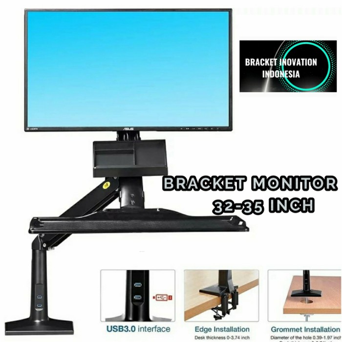 BRAKET BRACKET MONITOR 20 - 32 inch Ergonomic Desktop Gas Spring FC35