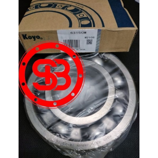 BEARING 6315 / 6315 C3 KOYO JAPAN ORIGINAL
