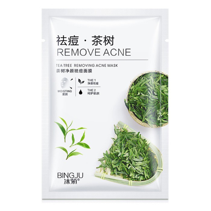 FMB-TT bingju tea tree face mask masker wajah remove acne jerawat