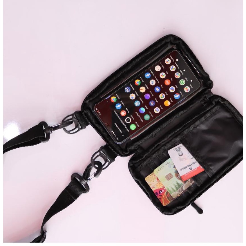 tas kalung HP dan dompet bimo kaneen waterproof