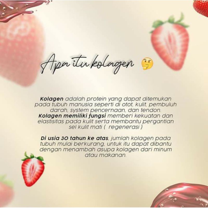 B Erl Berl Nutricoll Nutricol Minuman Suplemen Vitamin Kulit Collagen Colagen Kolagen Kecantikan