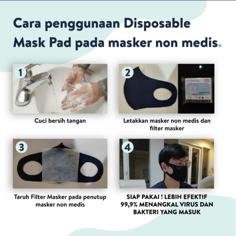 Protection Plus Filter Masker 100ply / Filter Masker Medis Non Medis