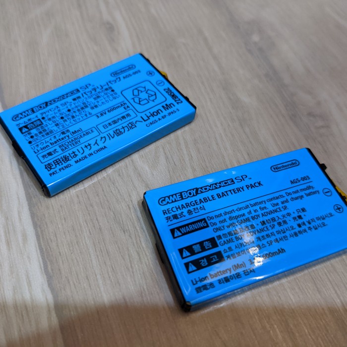 Baterai Original Copotan GBA Sp Sepaket 2 Pcs.