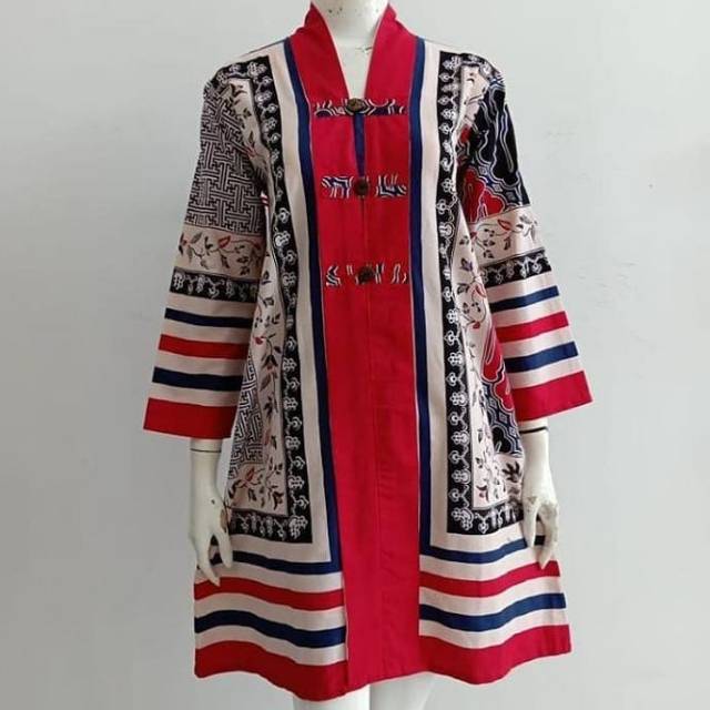 Tunik Batik Wanita Salur Inten M sampai XXXL
