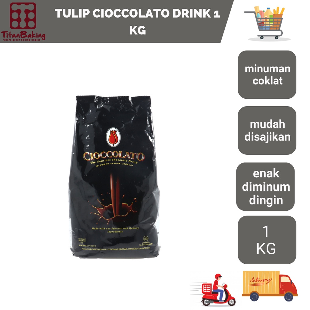 

Tulip Cioccolato Drink 1 KG Minuman Coklat