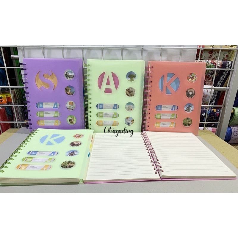 

NOTEBOOK SPIRAL BUKU TULIS A5 100 LEMBAR PEMBATAS AESTETHIC SIMPLE JOURNAL RING CATATAN SEKOLAH SMA SMP KULIAH GROSIR LUSIN ECER MURAH