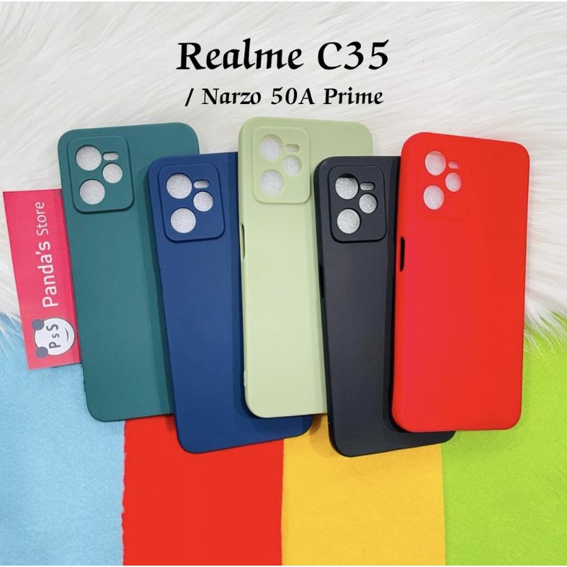 CASE REALME C35 / NARZO 50A PRIME BABYCASE , MAKARON FULL COLOR REALME C35 -PsS