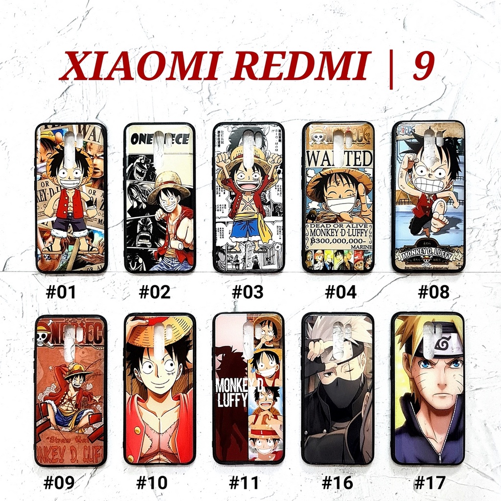 XIAOMI MI A3 MI CC9E MI A2 LITE REDMI 6 PRO REDMI 9 3S 3 PRO 4A 5A 7A 8 8A 8A PRO - ONE PIECE Soft Hard Case Naruto