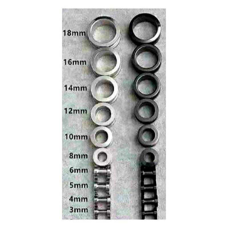 Percing Plong Ear Plug Stainless Steel 12buah Kulakan Grosir