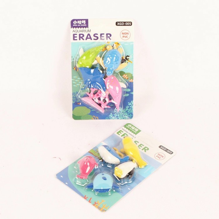 

Set Penghapus Lucu / Unik: Aneka Kehidupan Hewan Laut