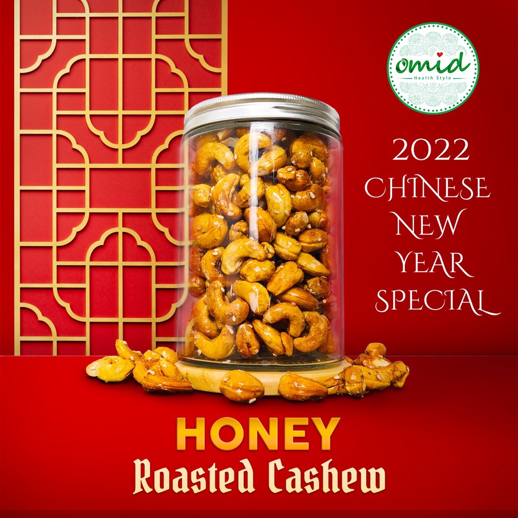 

Roasted Cashew Honey With Sesame Seeds - Kacang Panggang Madu Dengan Biji Wijen