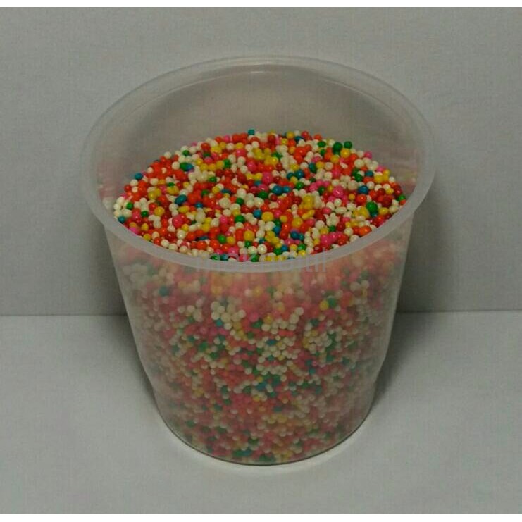 

Spikel Trimit Hiasan Kue Gula Warna Warni Sprinkle 200 gram