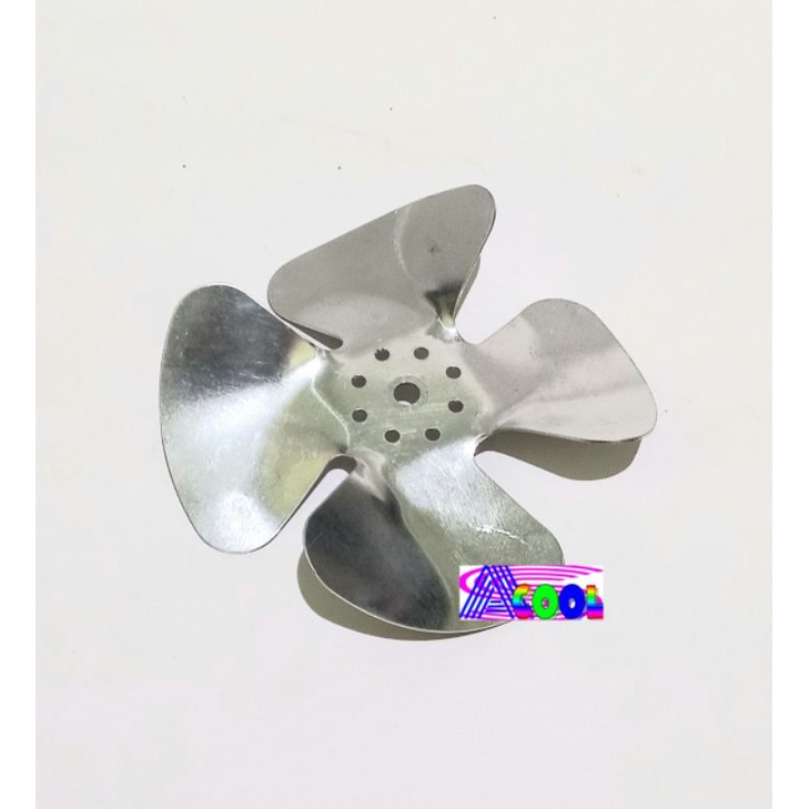 Baling Baling Kipas Fan motor Plat Besi 12,5 cm/Baling Motor Showcase