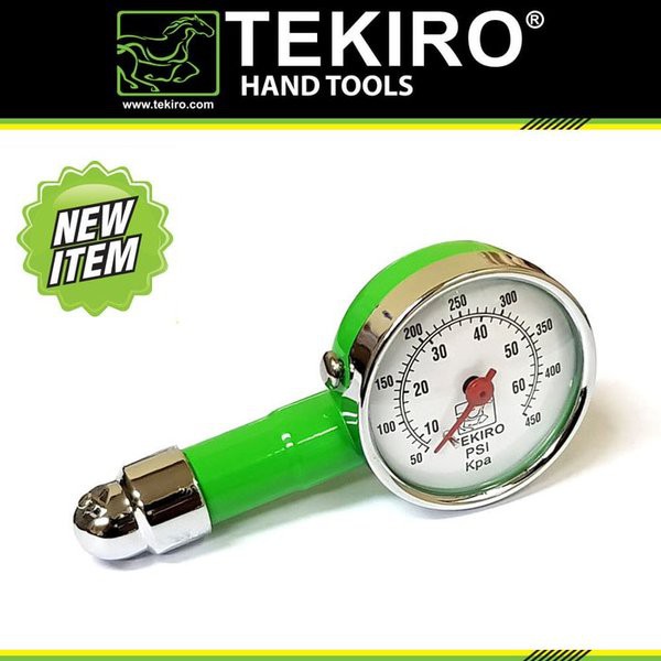 Tekiro ALAT UKUR TEKANAN ANGIN BAN BULAT 60Psi TEKIRO TIRE PRESSURE GAUGE 60 Psi AU-TG1670