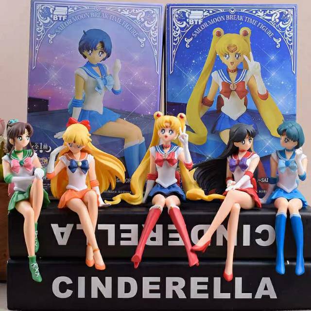 JUAL SATUAN Sailor moon pretty sailormoon guardian miniatur pajangan figurin topper kue