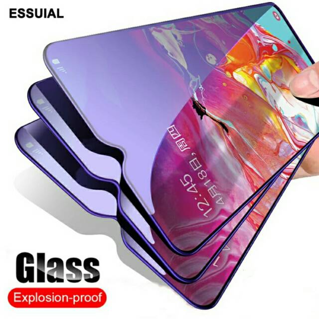 Tempered Glass 10D Realme Narzo 30A 20 C12 C15 C11 5 5 Pro 5i Anti Radiasi Bluray UV Protection