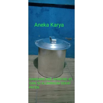 TONG MIE-DANDANG MIE AYAM ALUMINIUM UKURAN 45 DAN 50 KAPASITAS BESAR SEKAT PATEN