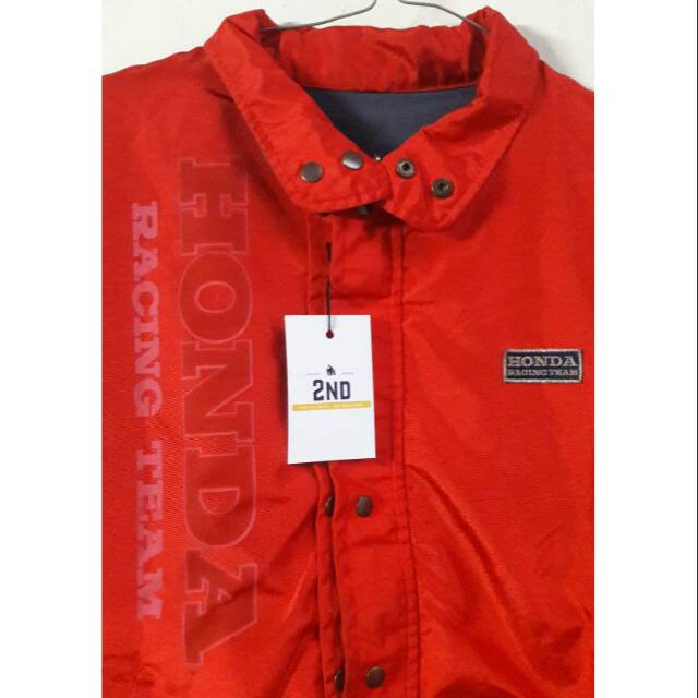 Jaket Honda Racing Team Vintage not yamaha suzuki kawasaki kushitani yellowcorn simpson