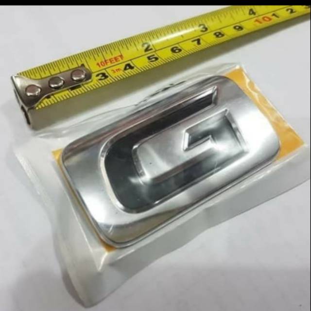 Emblem G untuk Toyota Innova lebar 7 cm