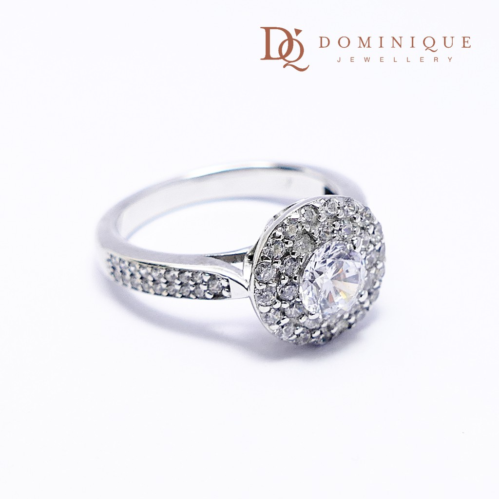 

Dominique Jewellery- Cincin Solitaire 75% SNI DQC 1368