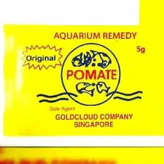 POMATE ASLI / OBAT KOI ARWANA IKAN HIAS /ANTIBIOTIK JAMUR