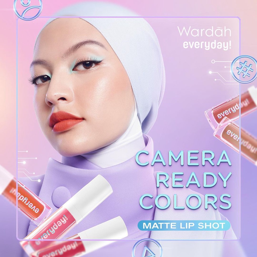 ⭐BAGUS⭐ WARDAH EveryDay! Matte Lip Shot 1,8 gr | Lip Cream | Lip Tint | Lip Stain | Quick Set | Lip Matte | BPOM