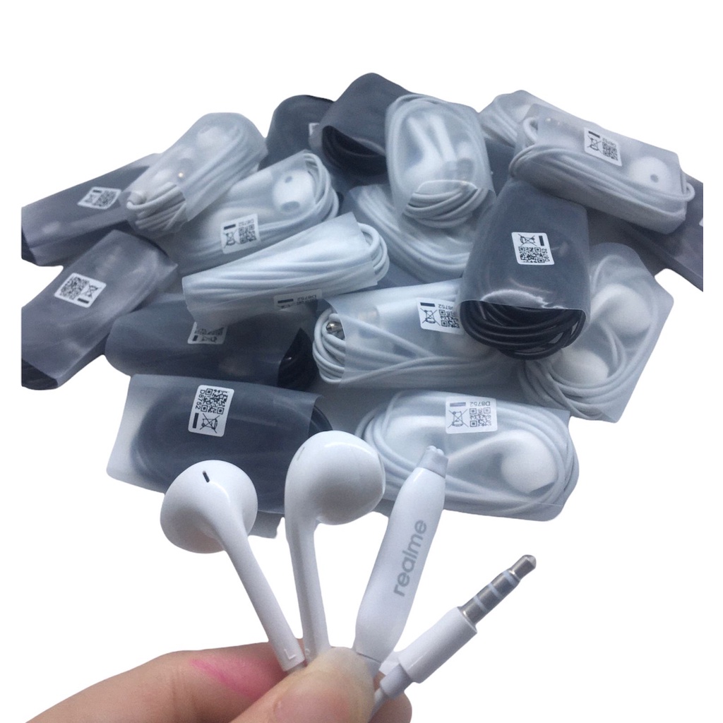 Handsfree ORIGINAL REALME Copotan R11 R9 MH135 in ear headphones earphone headset ori