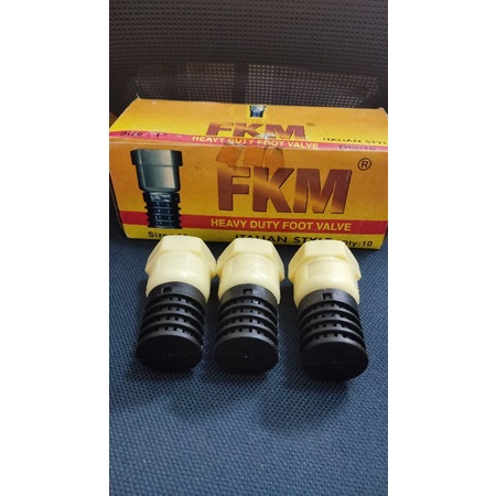 FKM Foot Klep Valve Klep PVC Saringan Pipa 1" Inch