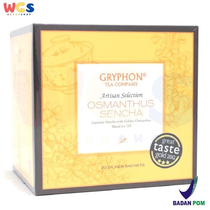 

[COD] GRYPHON TEA BAG OSMANTHUS JAPANESE SENCHA WITH GOLDEN OSMANTHUS / BOX [COD]
