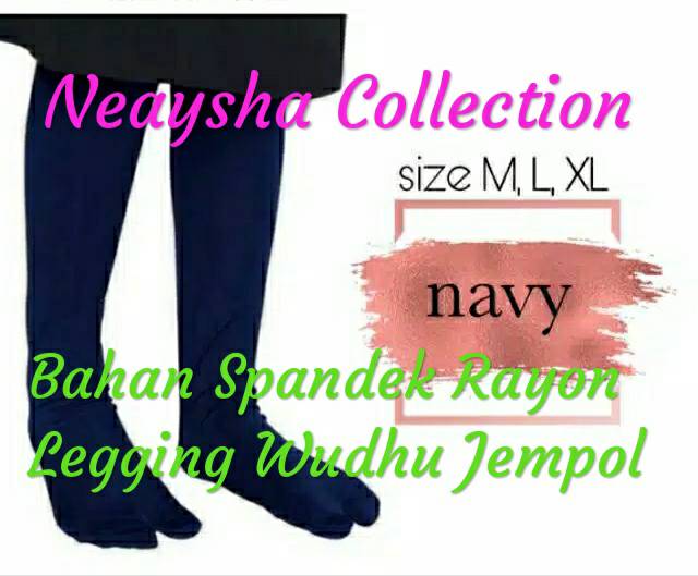 Legging wudhu jempol Terbaru dari Neaysha Collection bahan spandek rayon super...