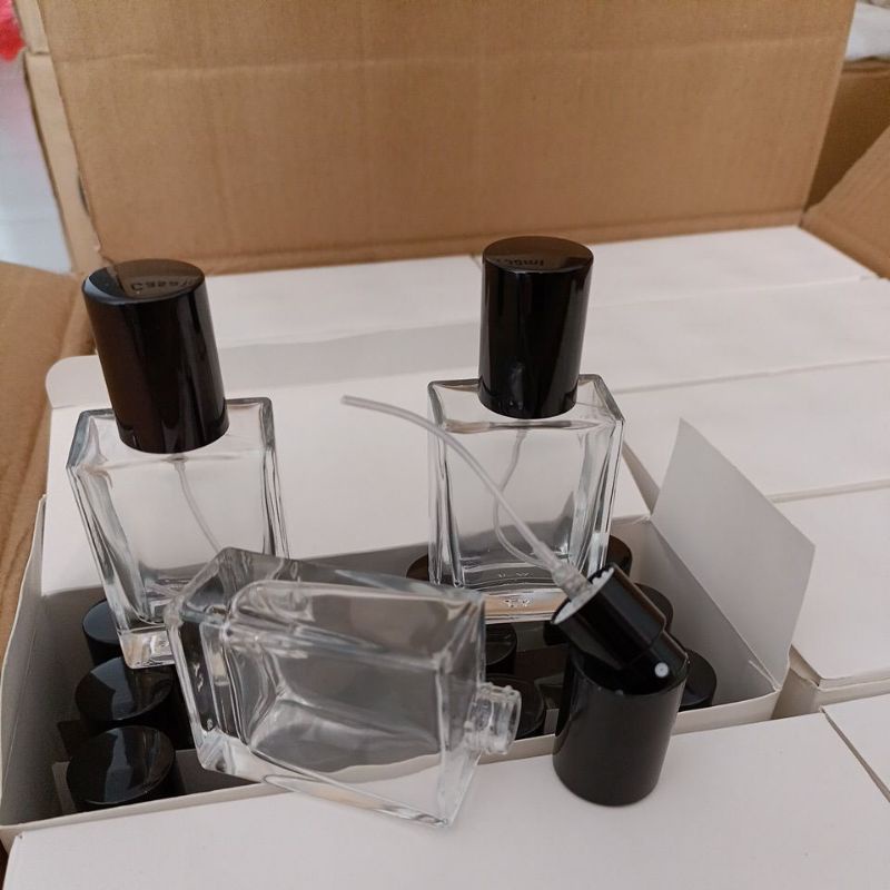 BOTOL PARFUM PETAK TUTUP BLACK 30ML DRAT