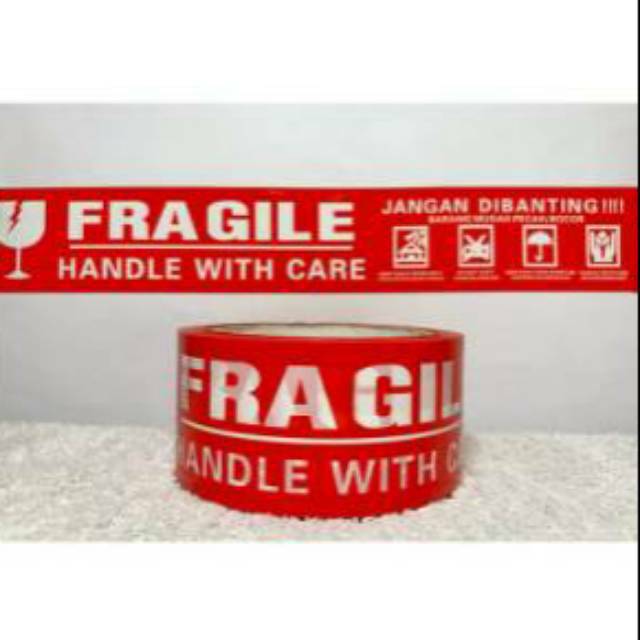 

LAKBAN FRAGILE JANGAN DI BANTING/LAKBAN PACKING