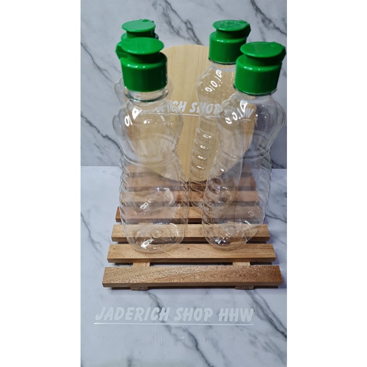 Botol Cupir 450ml /Botol Cuci Piring Tutup Fliptop Jamur Hijau