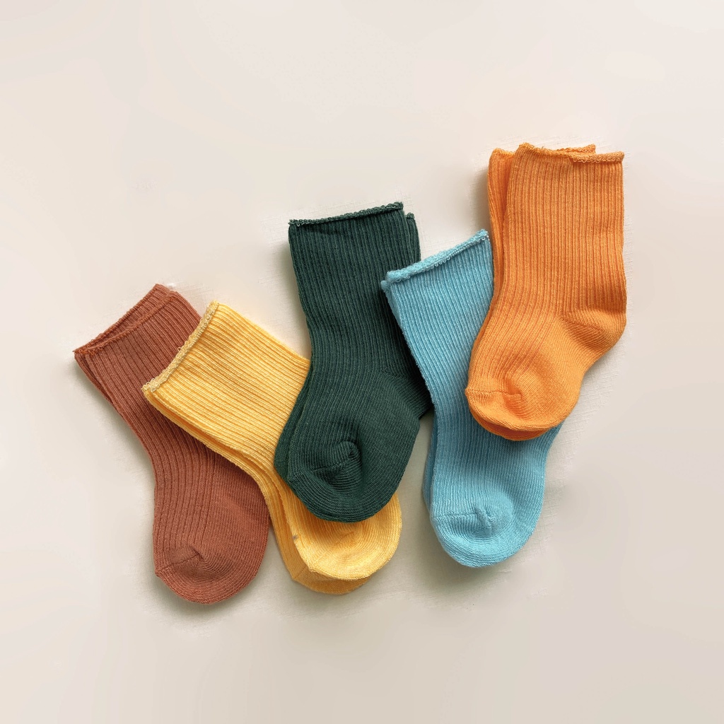 Bohopanna Basic Socks Kaos Kaki Polos Anak 0 - 8 Tahun V.01