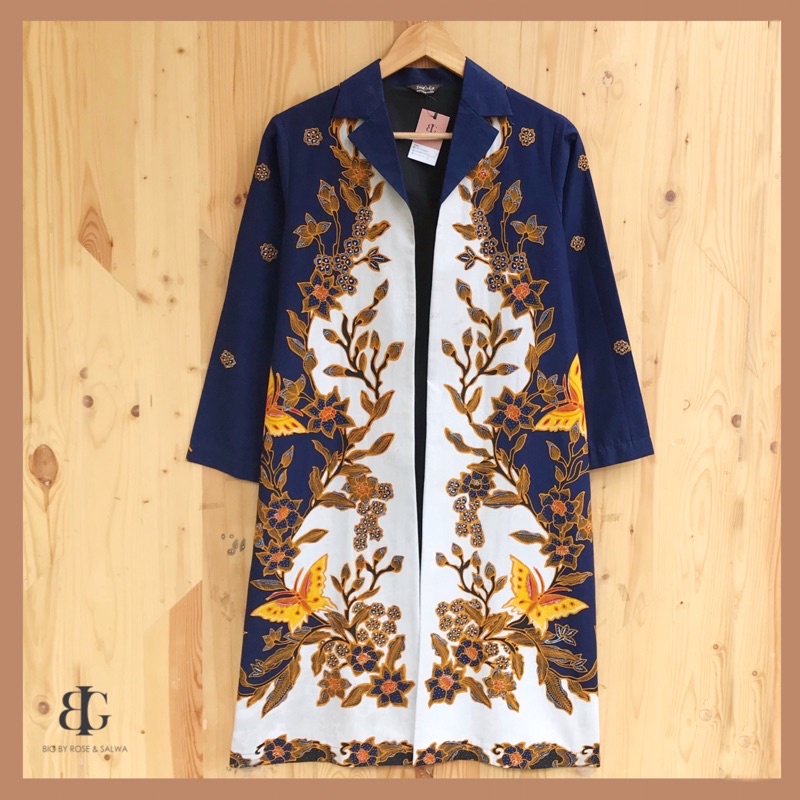 Outer Batik Tulis Exclusive - Atasan Cardigan Kerja Wanita Elegan