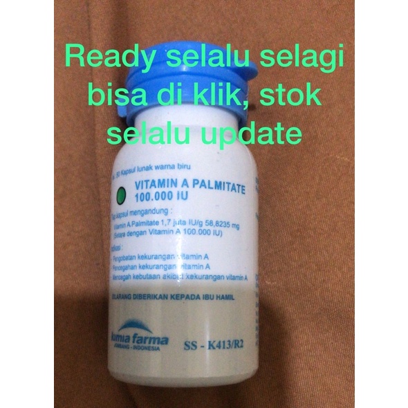 vitamin a 100.000 iu kapsul biru bayi anak