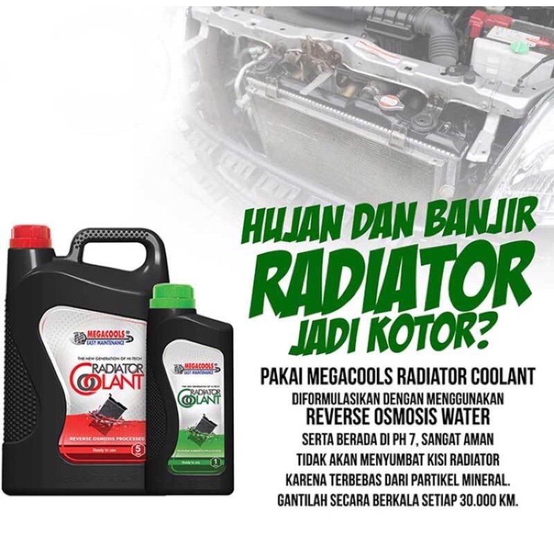 MEGACOOLS COOLANT 1 LITER AIR RADIATOR 1 LITER