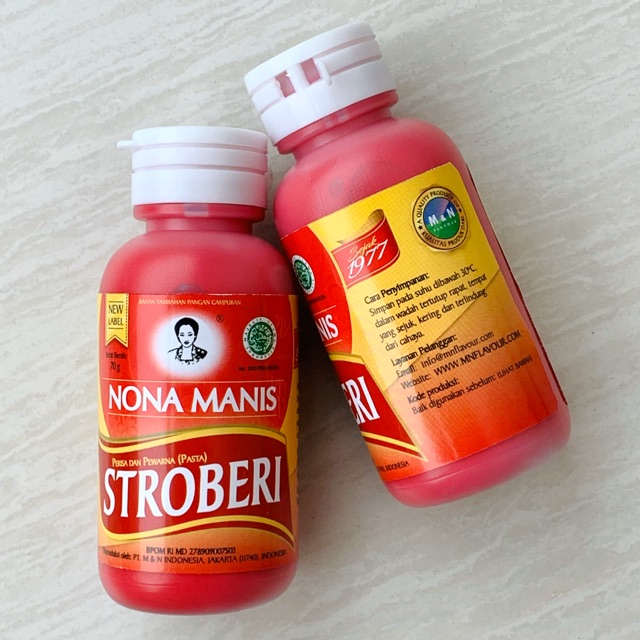 

STROBERI PASTA 55 GR (NONA MANIS)