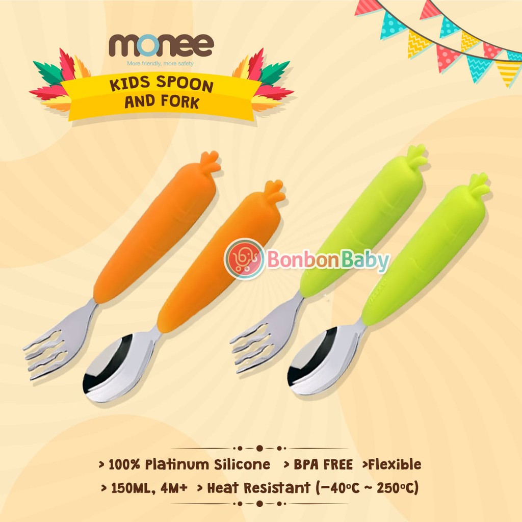 Monee Kids Spoon &amp; Fork