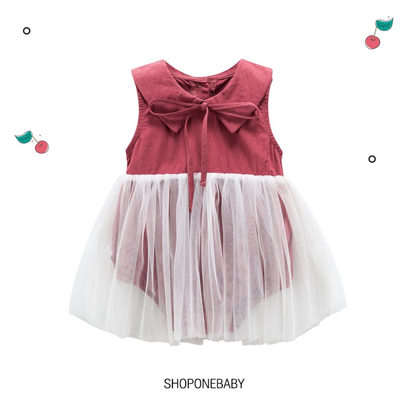 INSTAN Jumper Anak Balita Cewek Baby Tutu Bodysuit Baju Bayi Perempuan CLARA Baru Lahir Pesta Foto C