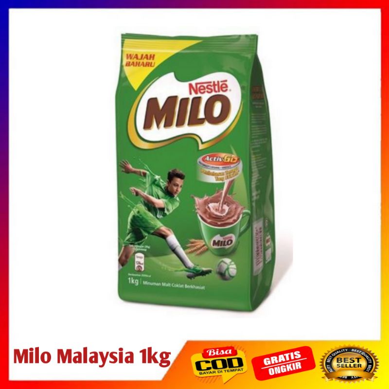 

Milo Malaysia 1kg Original / Original Milo Malaysia 400gram