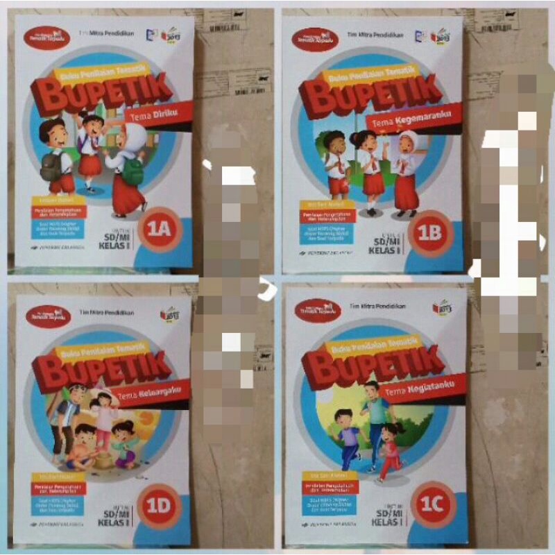 Bupetik SD/MI kelas 1 A,B,C,D Revisi Erlangga