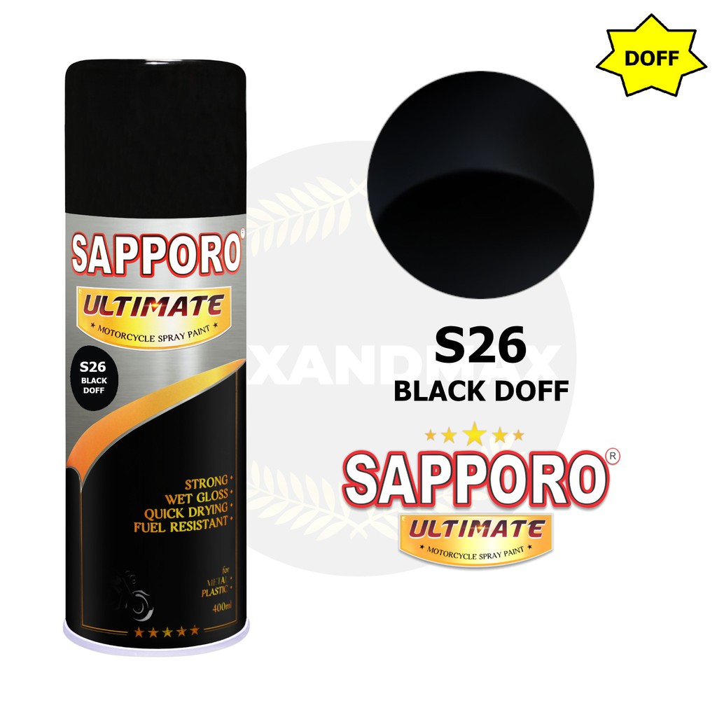 SAPPORO ULTIMATE Black Doff S26 400 ml