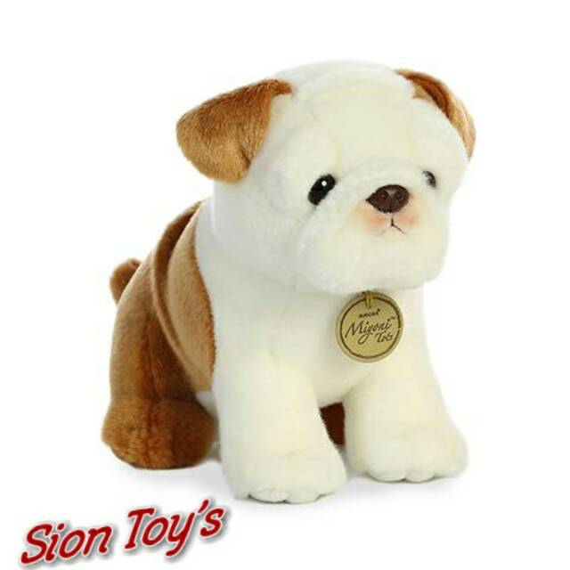 Boneka Hewan Anjing Bulldog Lucu Bulldog Stuffed Animal Doll